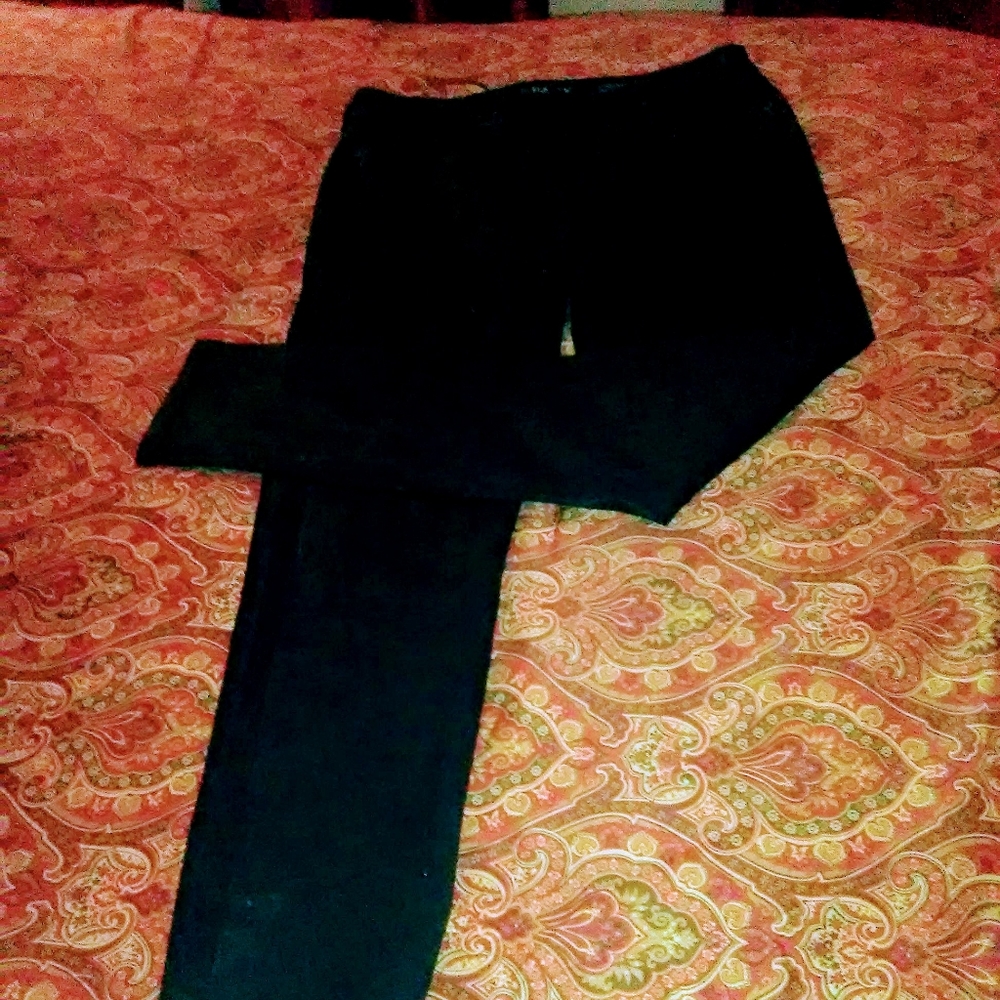 SPANX Black denim skinny jeans